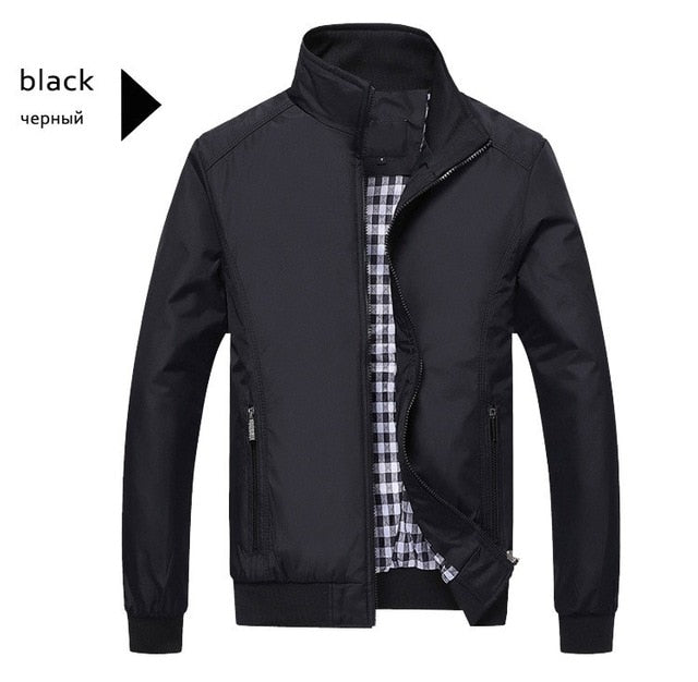 New Jacket Men Fashion Casual Loose Mens Jacket Sportswear Bomber Jacket Mens jackets men and Coats Plus Size M- 5XL