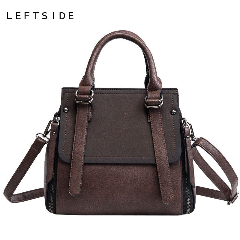 Vintage  Handbags Female Brand Leather Handbag High Quality Small Bags Lady Shoulder Bags